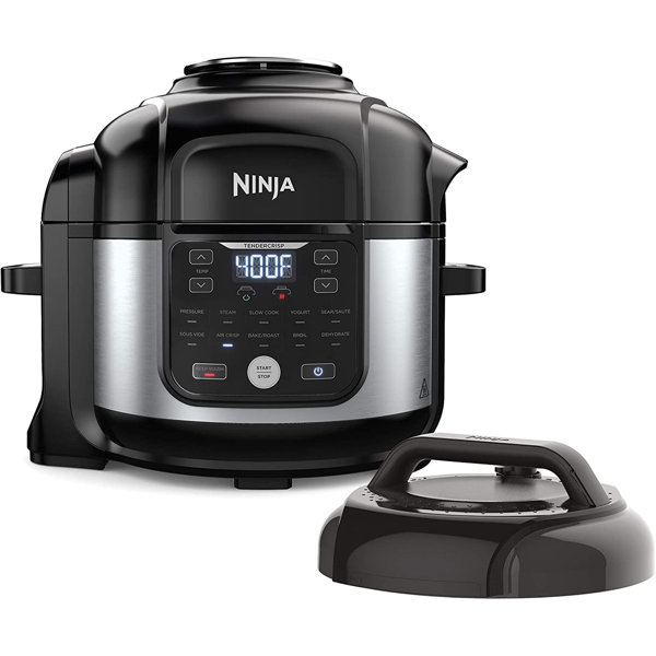 Shark Ninja Foodi 11 in 1 6.5 qt Pro Pressure Cooker Air Fryer With Stainless Finish